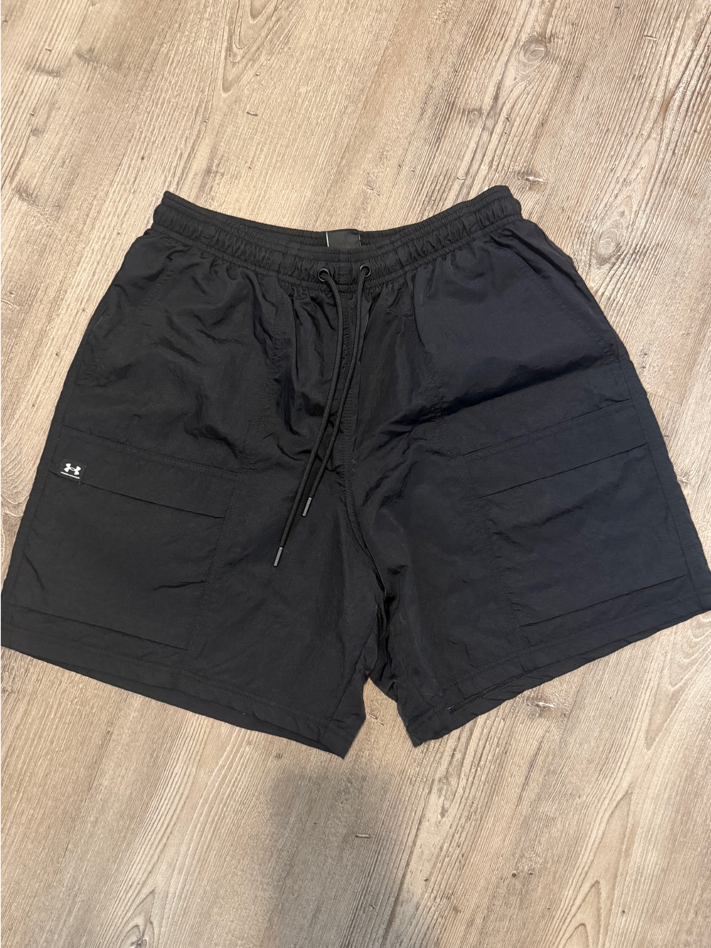 Under Armour Men's Black Athletic Drawstring Shorts